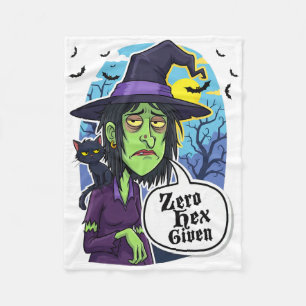 Manta Polar Cero Hex Dada La Graciosa Bruja Halloween Costume