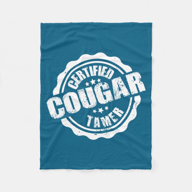Manta Polar Certified Cougar Tamer Funny Mens Cougar Tamer  (Anverso)