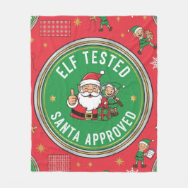 Manta Polar Certified Elf Tested Santa Approved Vintage X-mas