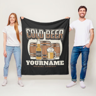 Manta Polar Cerveza Fría personalizada Fábrica de Barril de Ro