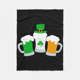 Manta Polar Cerveza Irlandesa Bandera de Irlanda Día de San Pa