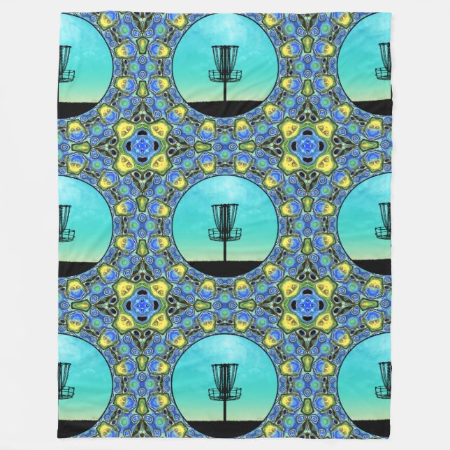 Manta Polar Cesta abstracta de disco de golf 5 (Anverso)