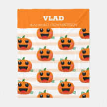 Cesta de bots de calabaza de Halloween