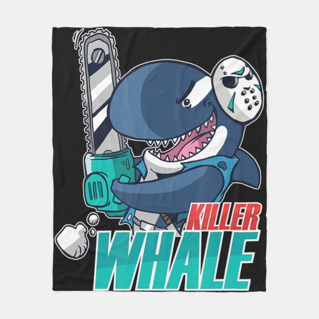 Manta Polar Chainsaw Killer Whale Costume Fun Orca Halloween  (Anverso)