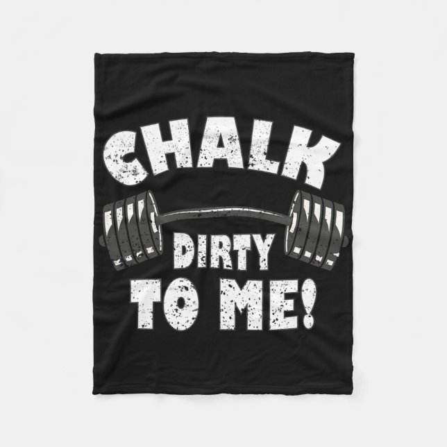 Manta Polar Chalk Dirty Para Mí (Anverso)