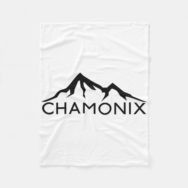 Manta Polar Chamonix Francia Esquí (Anverso)