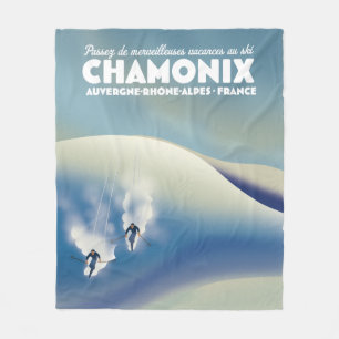 Manta Polar Chamonix - poster de esquí de Auvergne-Rhône-Alp