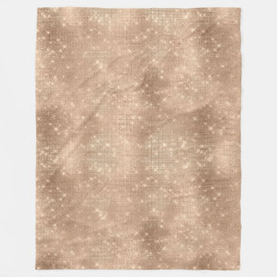 Manta Polar Champagne Glitzy Glam Sparkle