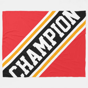 Manta Polar CHAMPION Atletismo Brillante Tiras de Carreras Neg
