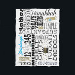 Manta Polar Chanukah significa "fleece Blanket"<br><div class="desc">Personalizar "Chanukah significa... " Fleece Blanket/Small Personalize borrando texto, "Steinbergs" y añadiendo tu propio mensaje. Elija su estilo de fuente, tamaño y color favoritos. El diseño también se puede agregar a tamaños de manta, medianos y grandes. Tamaño: Fleece Blanket, 30 "x40" Es difícil de arreglárselas tú mismo. pero con esta...</div>