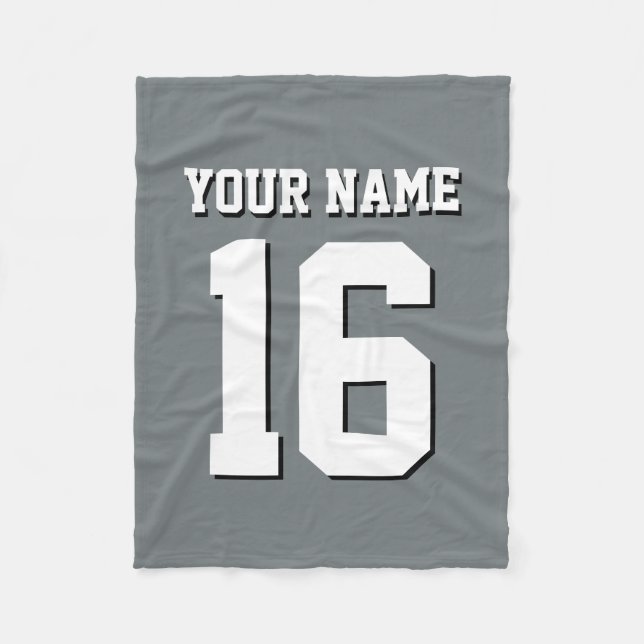 Manta Polar Charcarbón Grey Sports Jersey (Anverso)