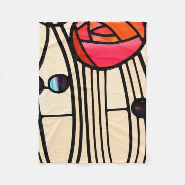 Manta Polar Charles Rennie Mackintosh StainGlass (Anverso)