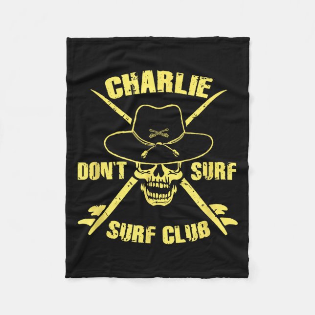 Manta Polar Charlie no surfea (Anverso)