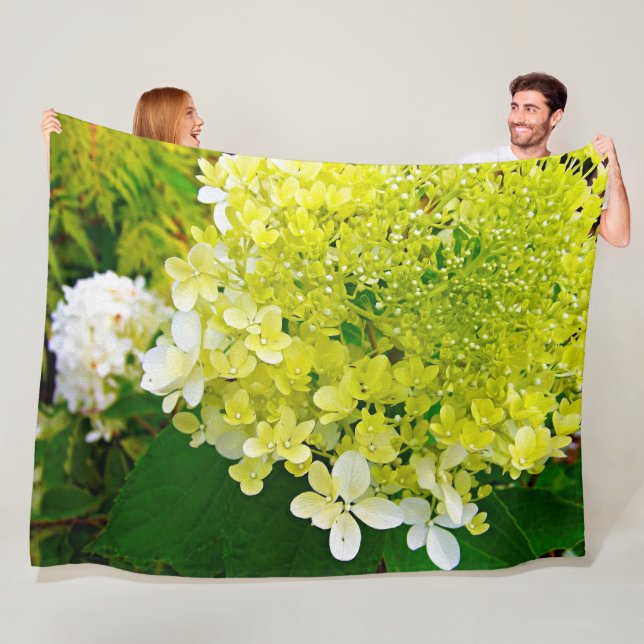 Manta Polar Chartreuse Verde, Limelight Hortensia, (In situ)