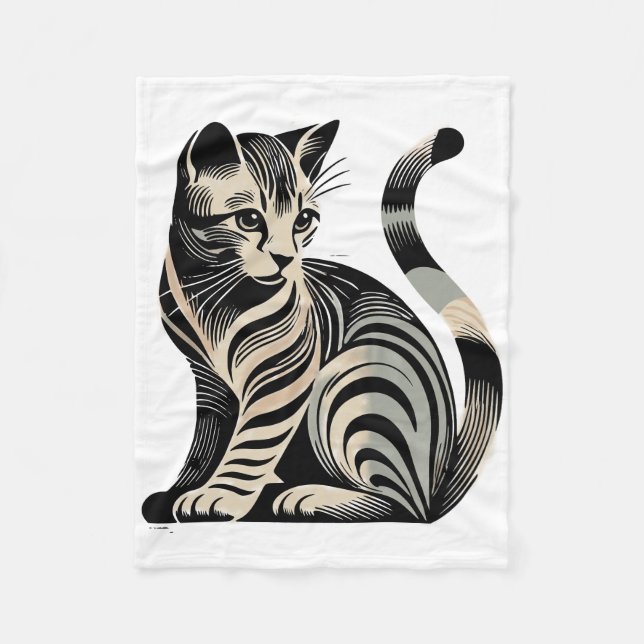 Manta Polar Chaton (Anverso)