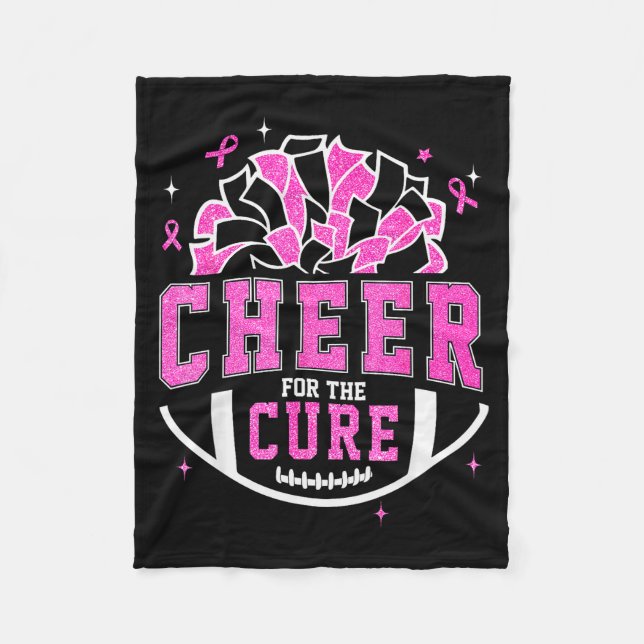 Manta Polar Cheer For The Breast Cancer Awareness Cheerleader  (Anverso)