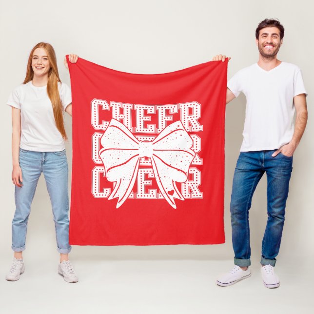 Manta Polar Cheerhead Fleece Blanket (In situ)
