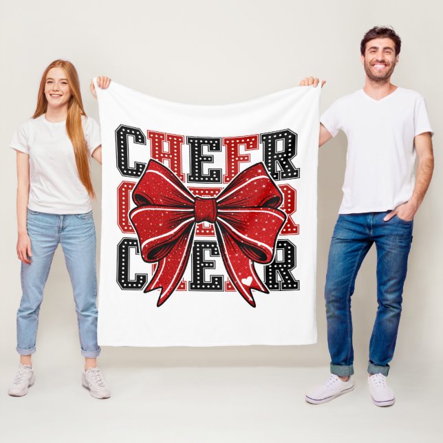 Manta Polar Cheerhead Fleece Blanket (In situ)