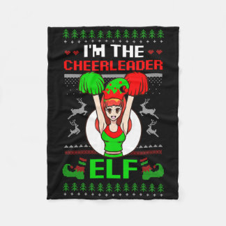 Manta Polar Cheerleader Elf Design Christmas Cheerleading 