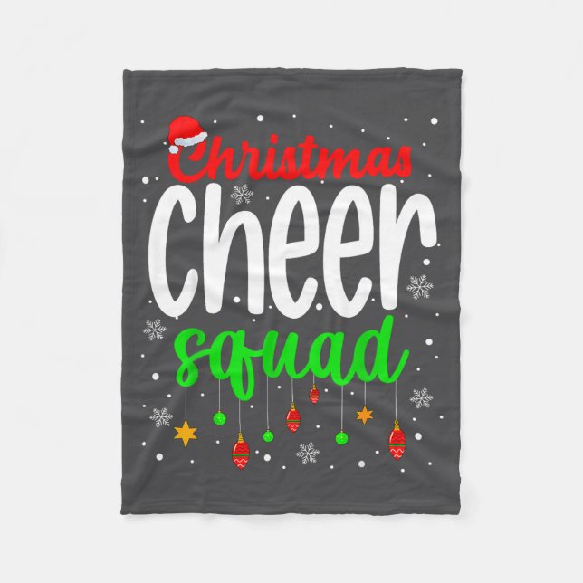 Manta Polar Cheerleading Srts Lover Christmas Cheer Squad  (Anverso)