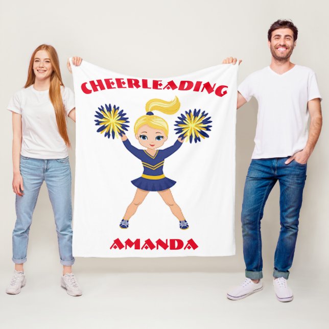 Manta Polar CheerLeidor Fleece Blanket (In situ)