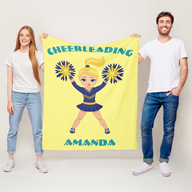 Manta Polar CheerLeidor Fleece Blanket (In situ)