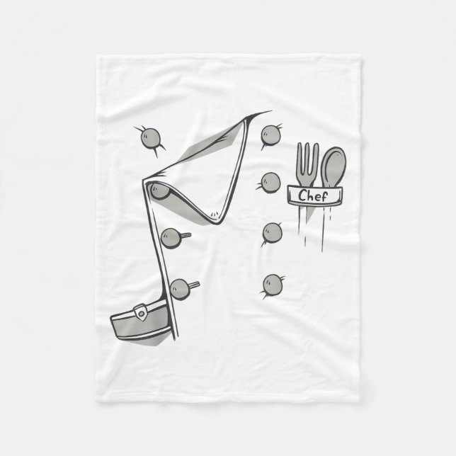 Manta Polar Chef Jacket Chef Costume Cook Cooking Funny Chef G (Anverso)