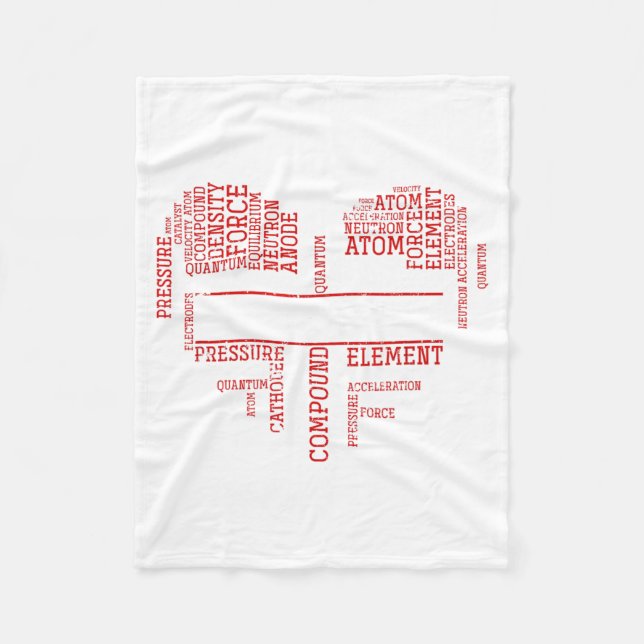 Manta Polar Chemist Valentines Day Gift Science Chemistry  (Anverso)