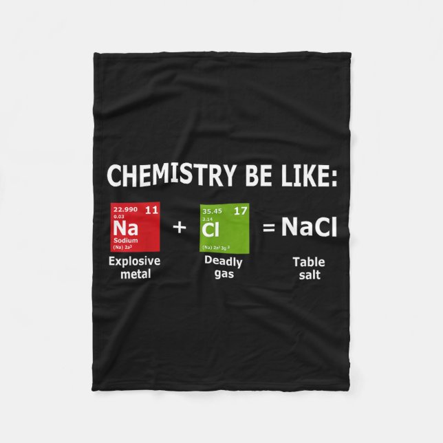 Manta Polar Chemistry Be Like Nacl  (Anverso)