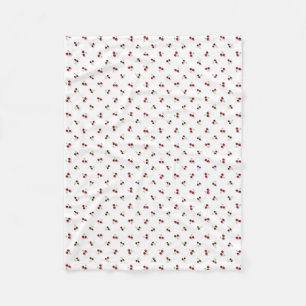 Manta Polar Cherries Fleece Blanket