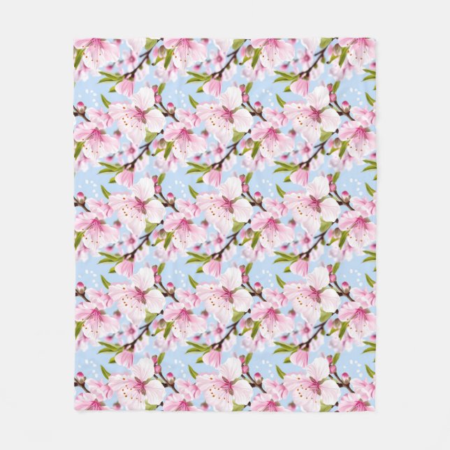 Manta Polar    Cherry Blossom (Anverso)