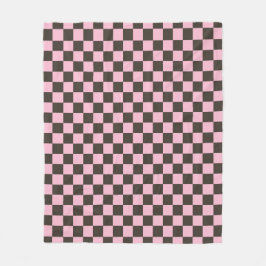 Manta Polar Cherry blossom checkered board pattern