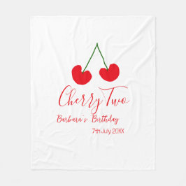 Manta Polar Cherry two 2nd birthday red cherry kids simple 