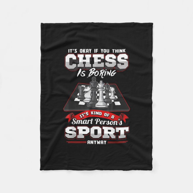 Manta Polar Chess Funny Cita Humor Sayings (Anverso)