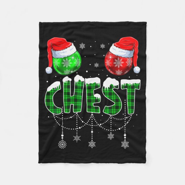 Manta Polar Chestnuts Matching Family Funny Chest Nuts Christm (Anverso)