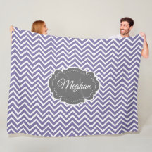 Chevron morado personalizado