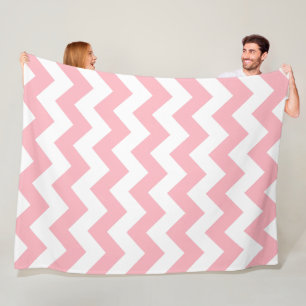 Manta Polar Chevron Rosa