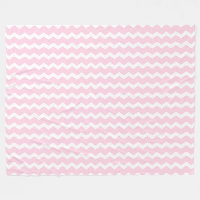 Manta Polar Chevron rosa (Frente (Horizontal))