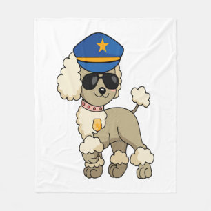 Manta Polar Chibi Anime Policía Poodle Dog
