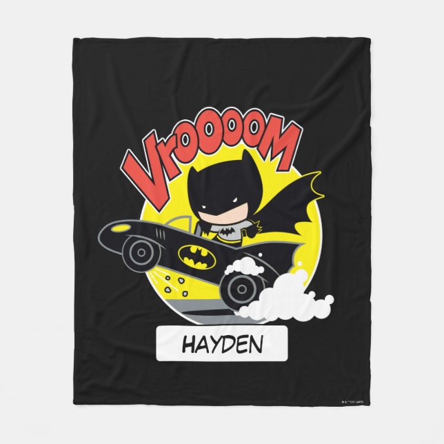 Manta Polar Chibi Batman In The Batmobile (Anverso)