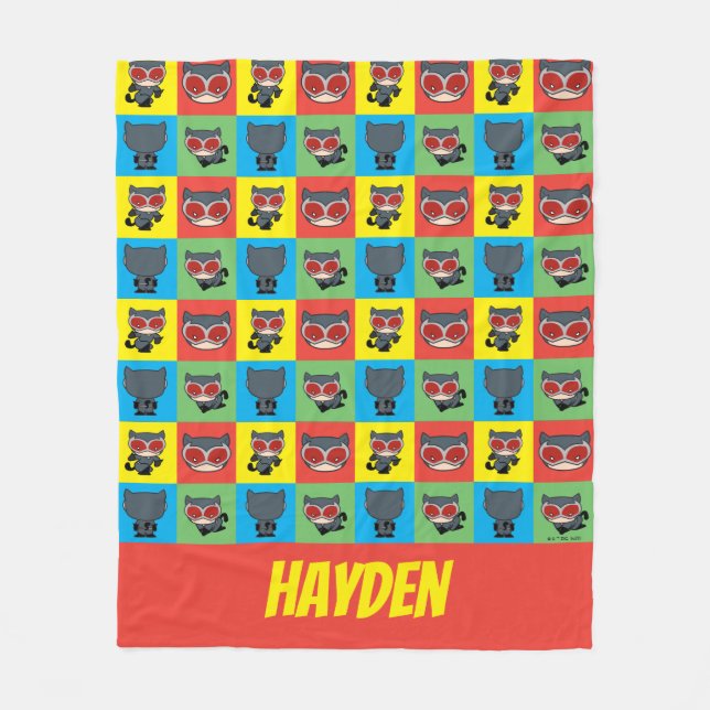 Manta Polar Chibi Catwoman Character Poses (Anverso)