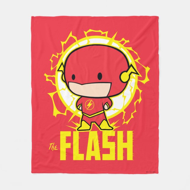 Manta Polar Chibi Flash Con Electricidad (Anverso)