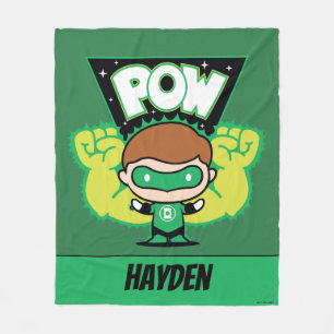Manta Polar Chibi Green Lantern Formando puños gigantes