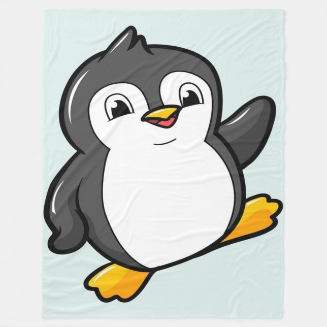 Manta Polar Chibi Penguin | Penguin Lover | Clolorful Gift  (Anverso)