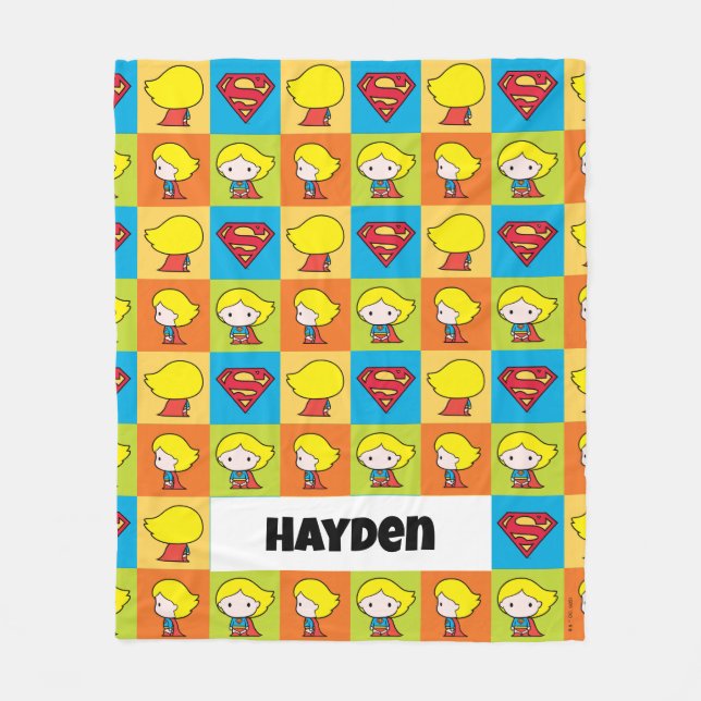 Manta Polar Chibi Supergirl Character Turnaround (Anverso)