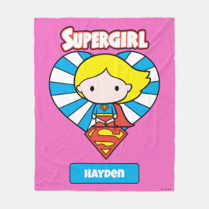 Manta Polar Chibi Supergirl Starburst Heart and Logo