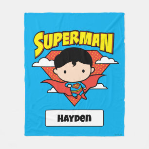 Manta Polar Chibi Superman Polka Dot Shield y Name