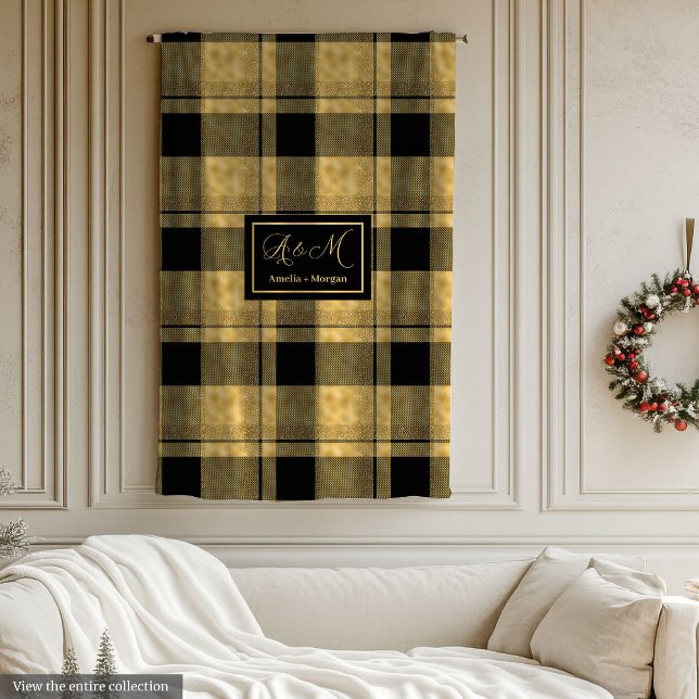Manta Polar Chic Glamorous Birthday Gift Black Gold Blanket (Chic Glamorous Birthday Gift Black Gold Blanket)