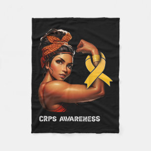 Manta Polar Chica Afro Inquebrantable Conciencia de Crps