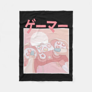 Manta Polar Chica Anime Kawaii Juego de video lindo a mujeres